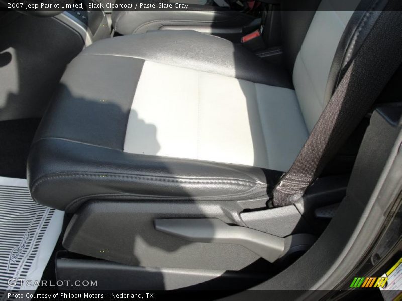 Black Clearcoat / Pastel Slate Gray 2007 Jeep Patriot Limited
