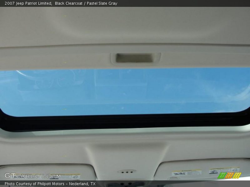 Black Clearcoat / Pastel Slate Gray 2007 Jeep Patriot Limited