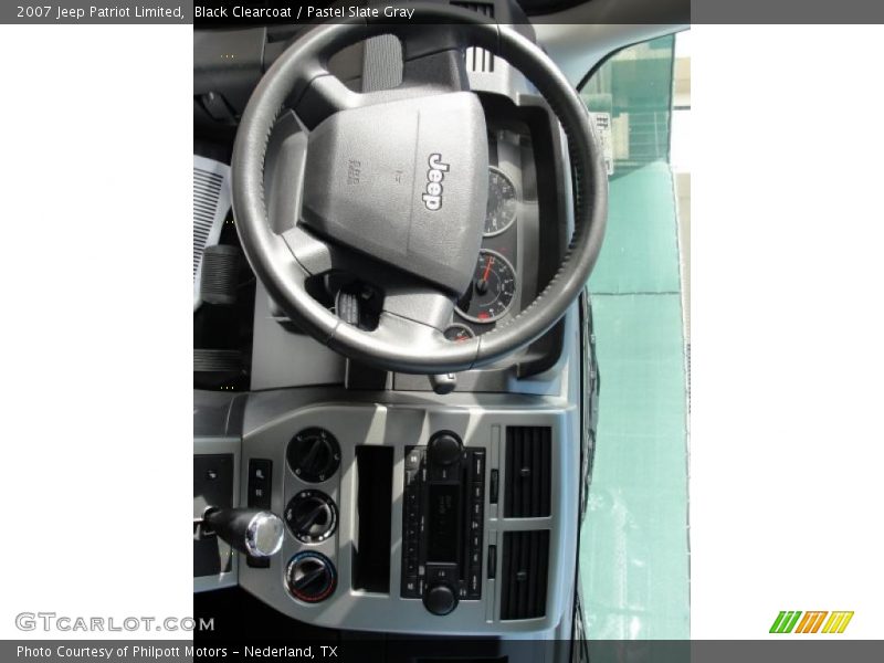 Black Clearcoat / Pastel Slate Gray 2007 Jeep Patriot Limited