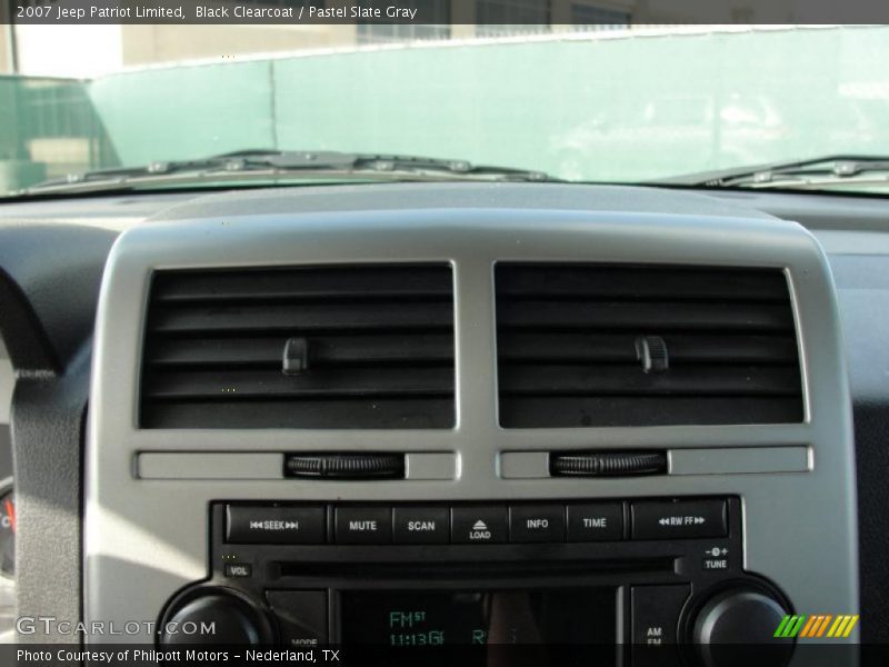Black Clearcoat / Pastel Slate Gray 2007 Jeep Patriot Limited