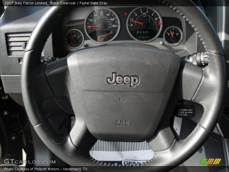 Black Clearcoat / Pastel Slate Gray 2007 Jeep Patriot Limited