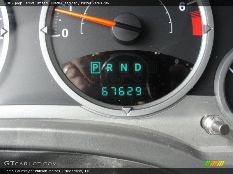 Black Clearcoat / Pastel Slate Gray 2007 Jeep Patriot Limited