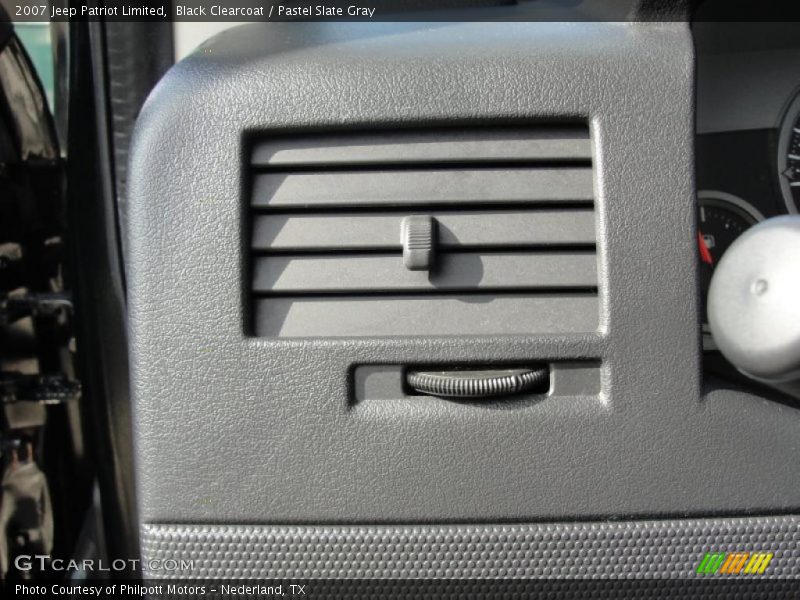 Black Clearcoat / Pastel Slate Gray 2007 Jeep Patriot Limited