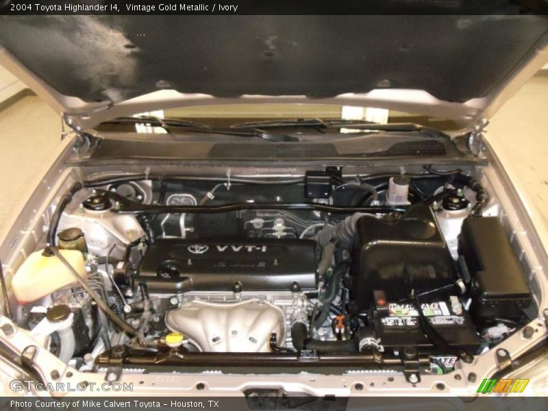  2004 Highlander I4 Engine - 2.4 Liter DOHC 16-Valve VVT-i 4 Cylinder