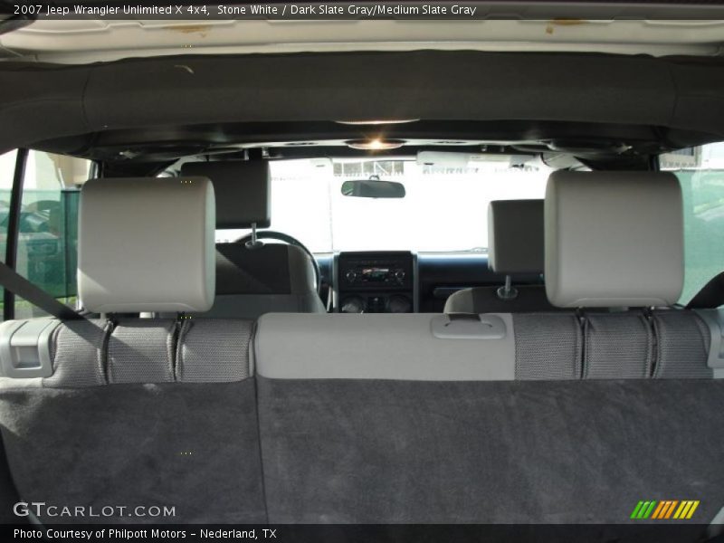 Stone White / Dark Slate Gray/Medium Slate Gray 2007 Jeep Wrangler Unlimited X 4x4