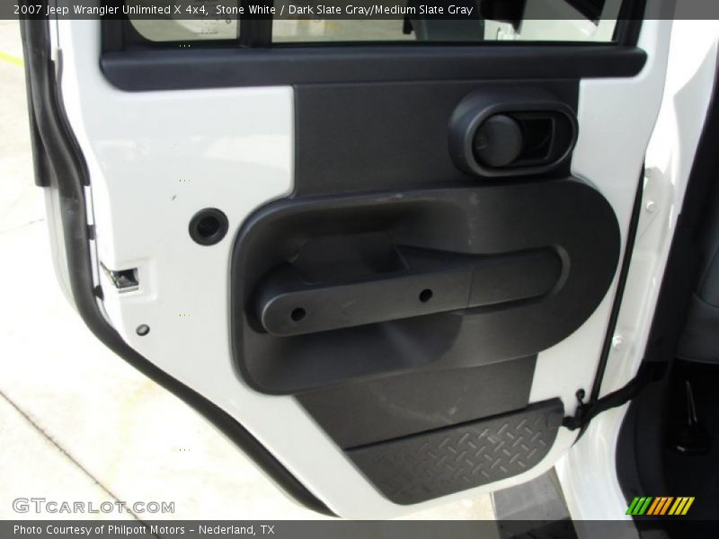 Stone White / Dark Slate Gray/Medium Slate Gray 2007 Jeep Wrangler Unlimited X 4x4