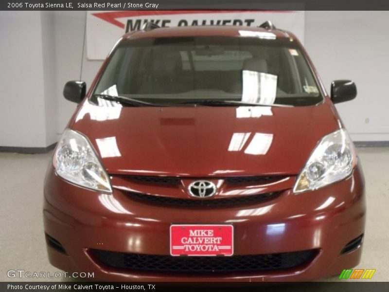 Salsa Red Pearl / Stone Gray 2006 Toyota Sienna LE