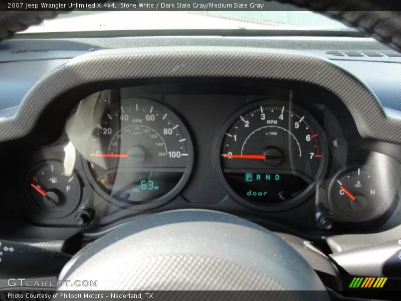  2007 Wrangler Unlimited X 4x4 X 4x4 Gauges