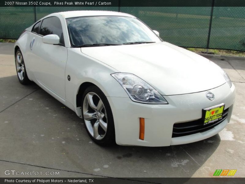 Pikes Peak White Pearl / Carbon 2007 Nissan 350Z Coupe