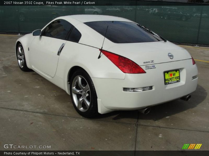 Pikes Peak White Pearl / Carbon 2007 Nissan 350Z Coupe