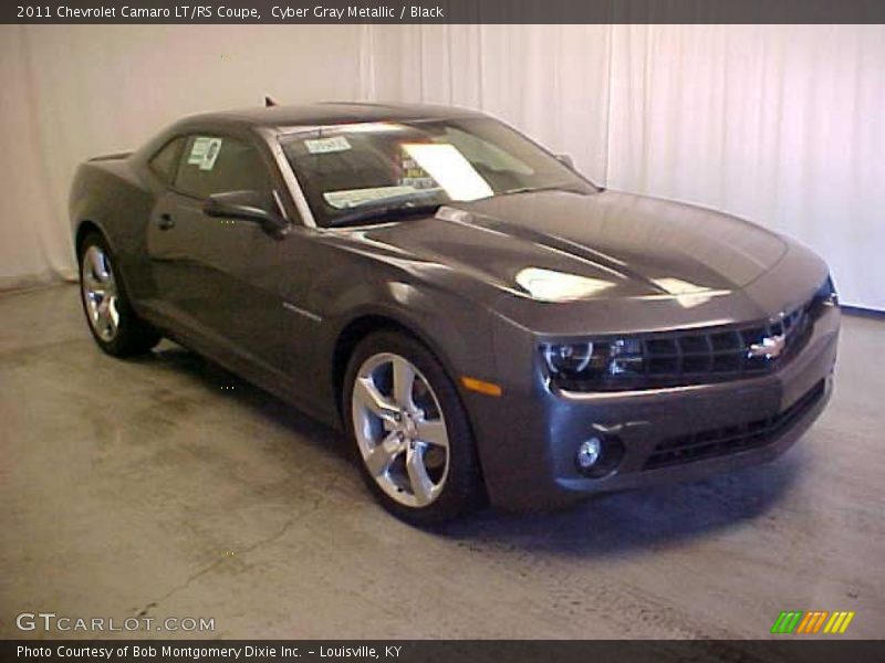 Cyber Gray Metallic / Black 2011 Chevrolet Camaro LT/RS Coupe