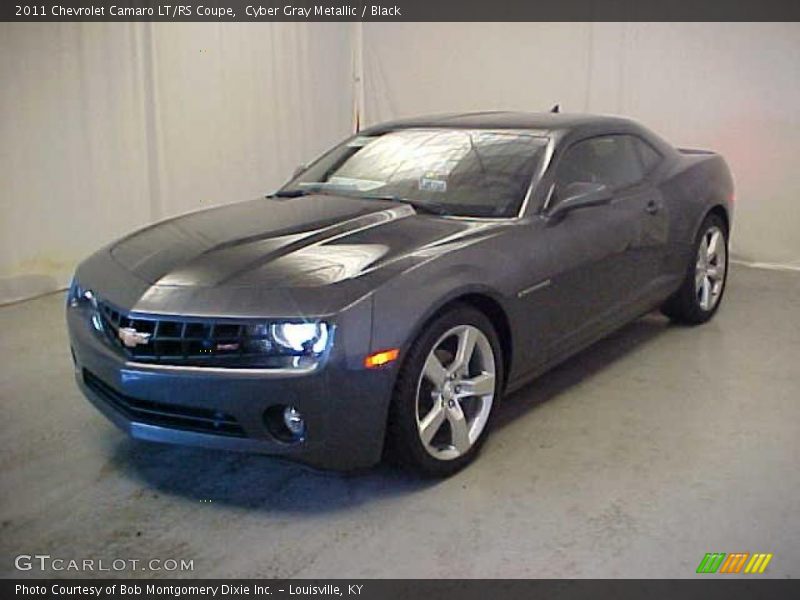 Cyber Gray Metallic / Black 2011 Chevrolet Camaro LT/RS Coupe