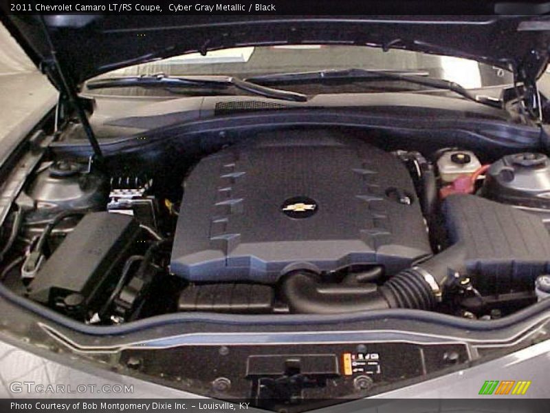 Cyber Gray Metallic / Black 2011 Chevrolet Camaro LT/RS Coupe