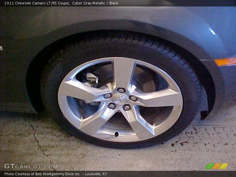 Cyber Gray Metallic / Black 2011 Chevrolet Camaro LT/RS Coupe