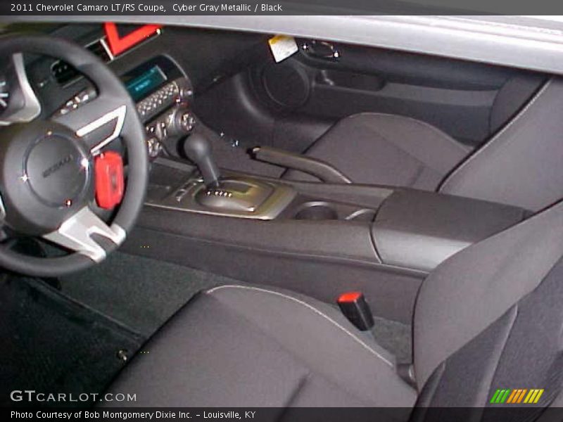 Cyber Gray Metallic / Black 2011 Chevrolet Camaro LT/RS Coupe