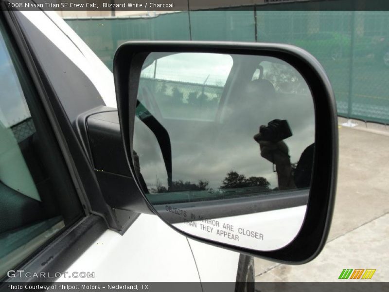 Blizzard White / Charcoal 2008 Nissan Titan SE Crew Cab