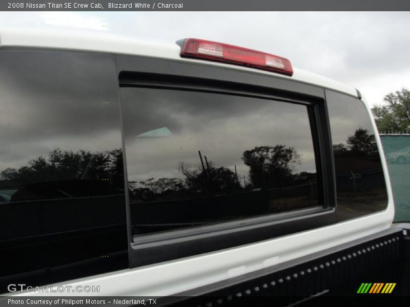 Blizzard White / Charcoal 2008 Nissan Titan SE Crew Cab