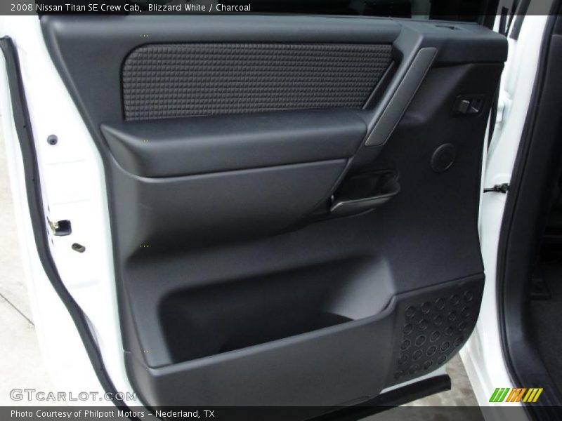 Blizzard White / Charcoal 2008 Nissan Titan SE Crew Cab