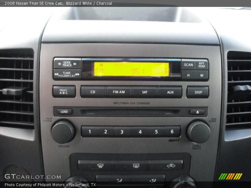 Blizzard White / Charcoal 2008 Nissan Titan SE Crew Cab