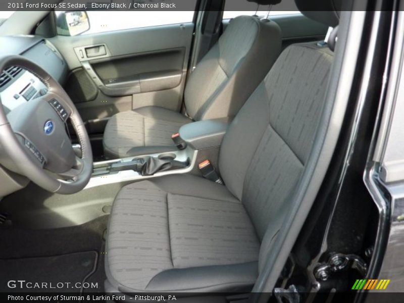 Ebony Black / Charcoal Black 2011 Ford Focus SE Sedan