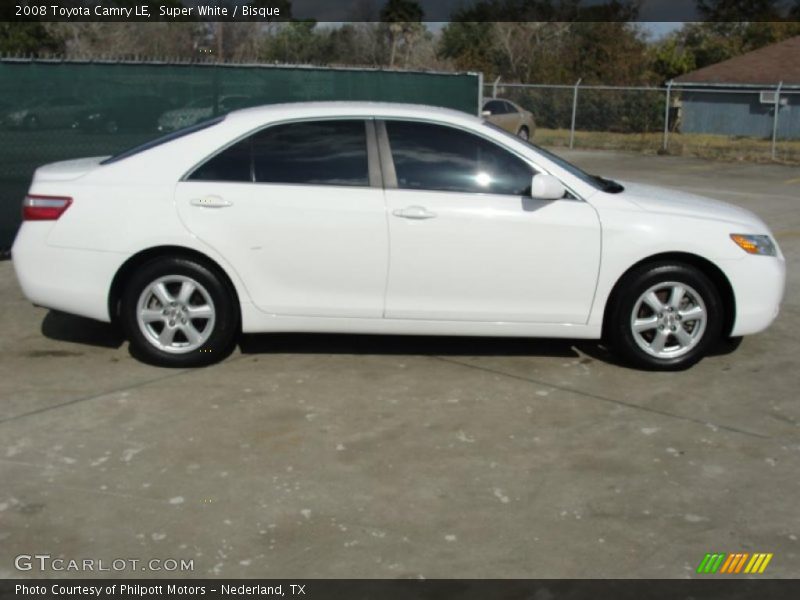 Super White / Bisque 2008 Toyota Camry LE
