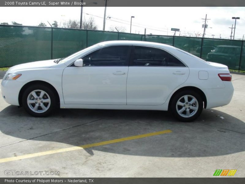 Super White / Bisque 2008 Toyota Camry LE