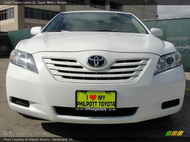 Super White / Bisque 2008 Toyota Camry LE