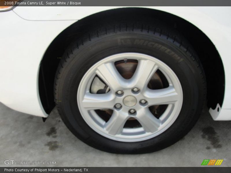 Super White / Bisque 2008 Toyota Camry LE
