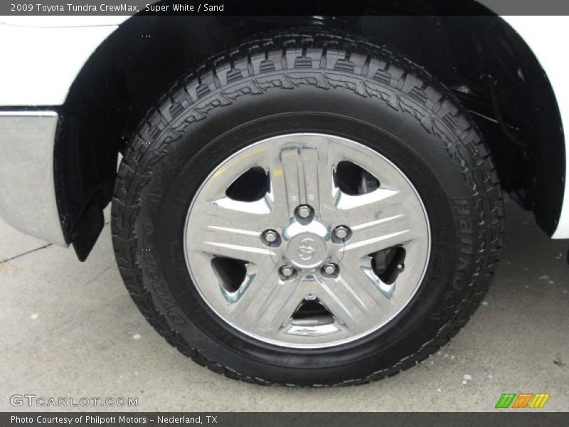 Super White / Sand 2009 Toyota Tundra CrewMax