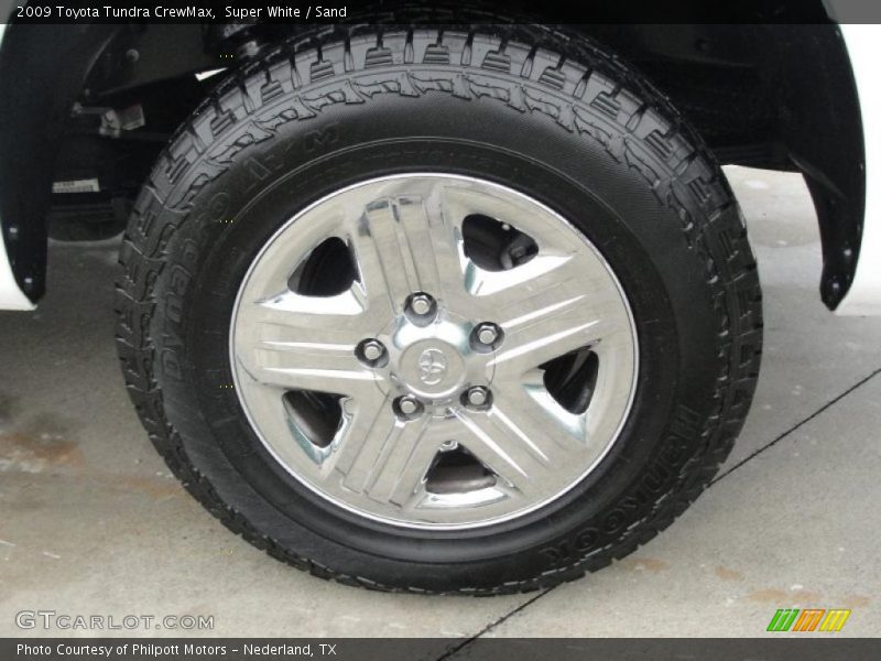 Super White / Sand 2009 Toyota Tundra CrewMax