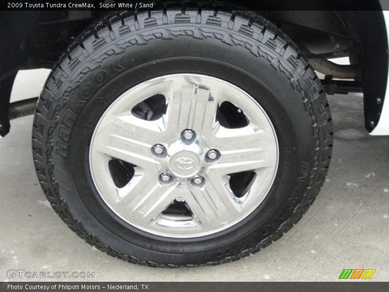 Super White / Sand 2009 Toyota Tundra CrewMax