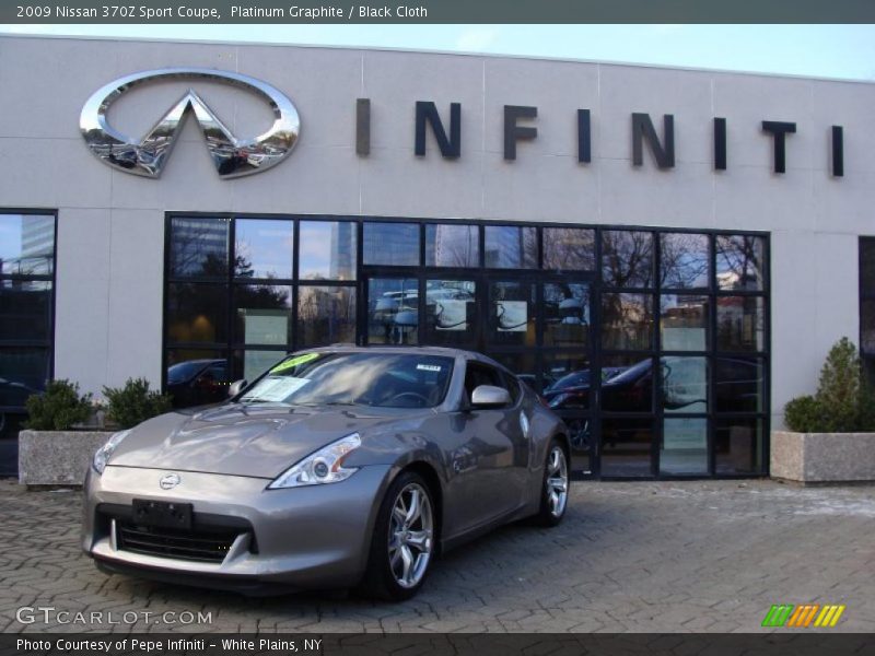 Platinum Graphite / Black Cloth 2009 Nissan 370Z Sport Coupe