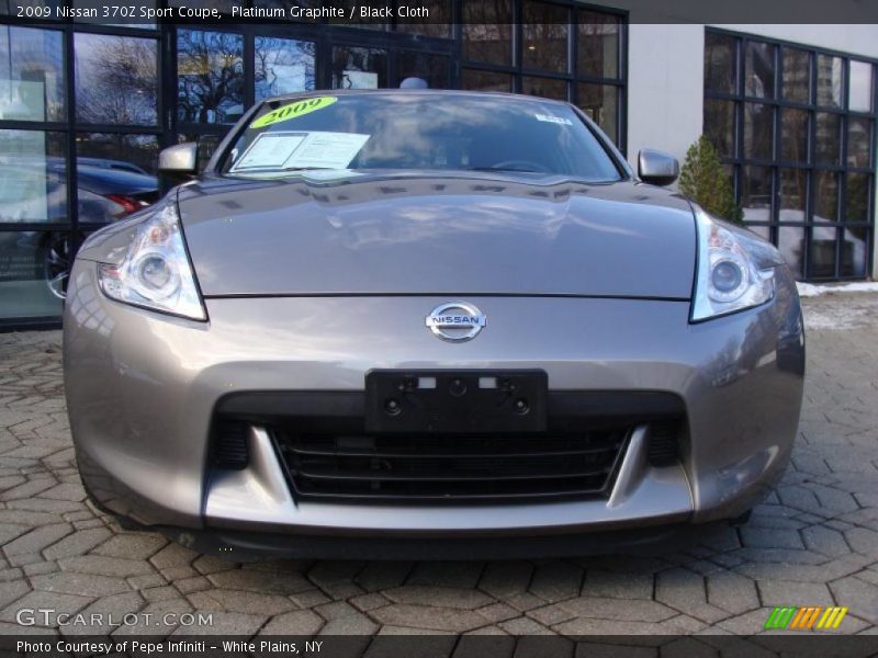 Platinum Graphite / Black Cloth 2009 Nissan 370Z Sport Coupe
