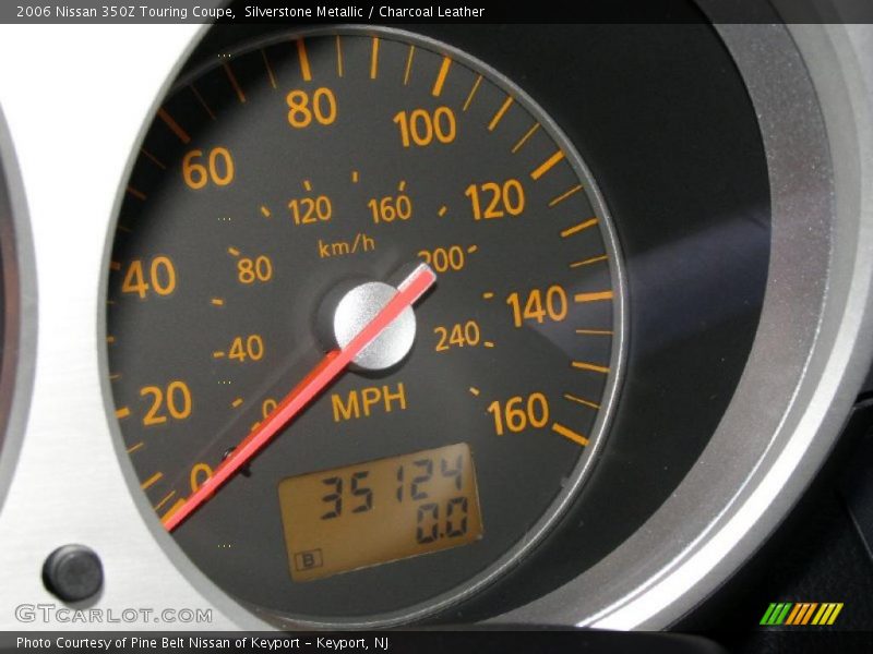 Silverstone Metallic / Charcoal Leather 2006 Nissan 350Z Touring Coupe