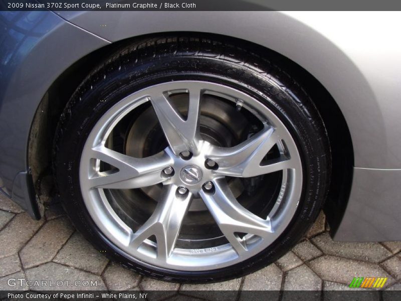 Platinum Graphite / Black Cloth 2009 Nissan 370Z Sport Coupe