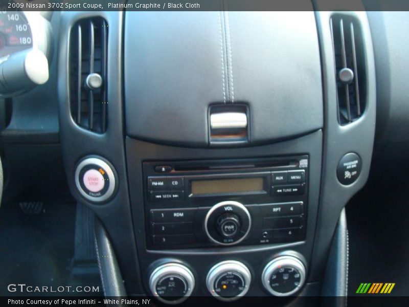 Platinum Graphite / Black Cloth 2009 Nissan 370Z Sport Coupe