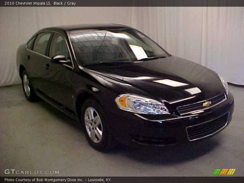 Black / Gray 2010 Chevrolet Impala LS
