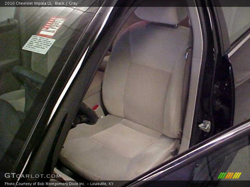 Black / Gray 2010 Chevrolet Impala LS