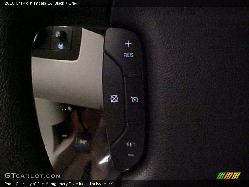 Black / Gray 2010 Chevrolet Impala LS