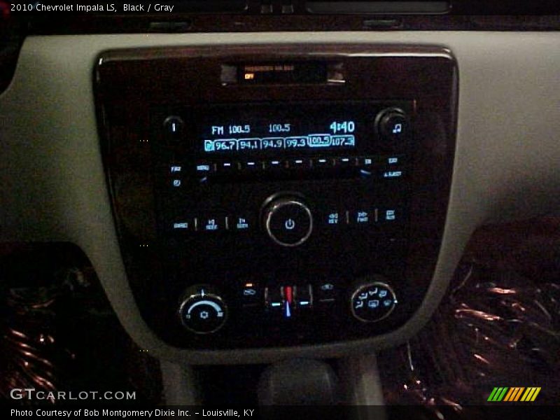 Black / Gray 2010 Chevrolet Impala LS