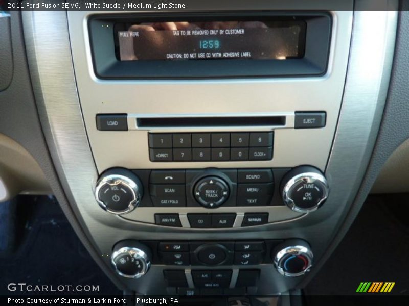 Controls of 2011 Fusion SE V6