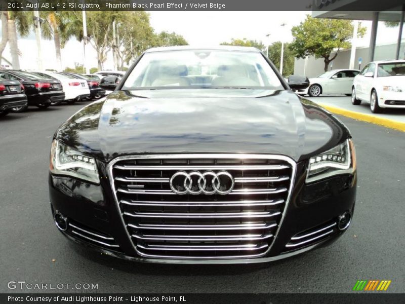  2011 A8 L 4.2 FSI quattro Phantom Black Pearl Effect