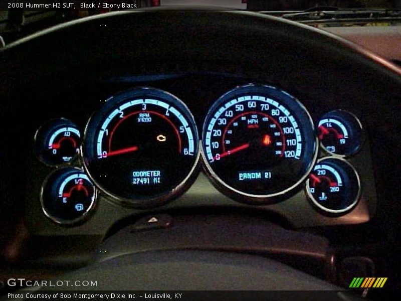 Black / Ebony Black 2008 Hummer H2 SUT