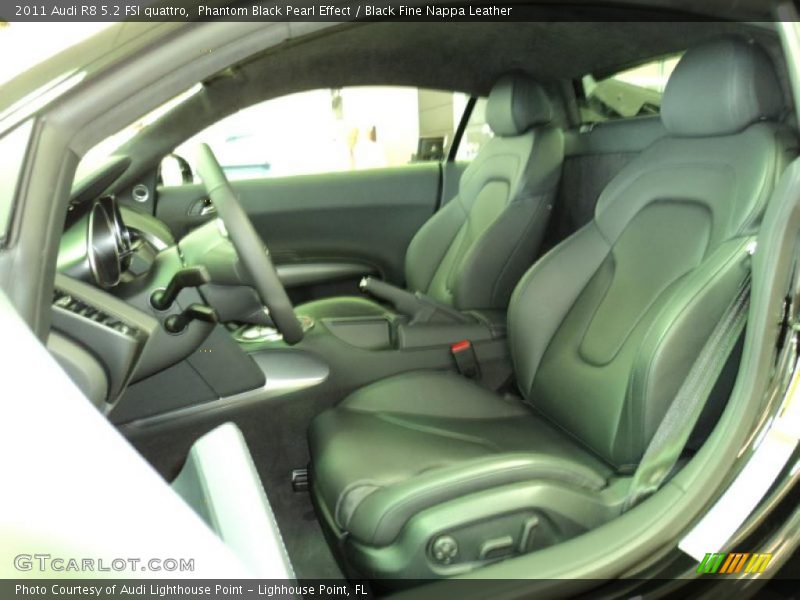  2011 R8 5.2 FSI quattro Black Fine Nappa Leather Interior
