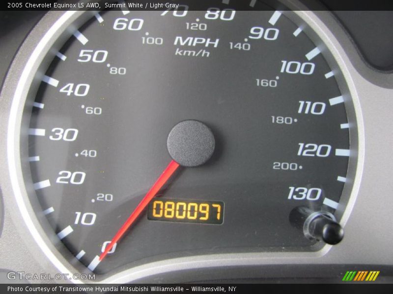 Summit White / Light Gray 2005 Chevrolet Equinox LS AWD