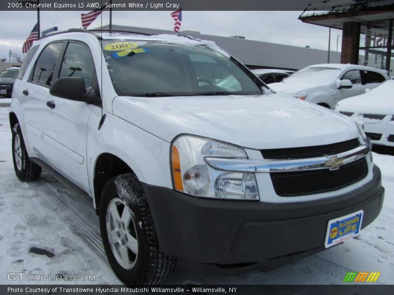 Summit White / Light Gray 2005 Chevrolet Equinox LS AWD