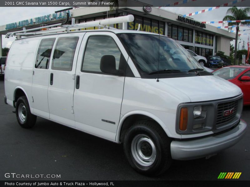Summit White / Pewter 2001 GMC Savana Van 1500 Cargo
