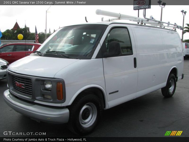 Summit White / Pewter 2001 GMC Savana Van 1500 Cargo