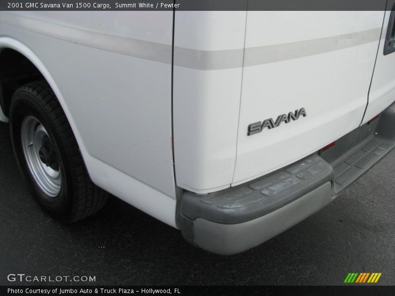 Summit White / Pewter 2001 GMC Savana Van 1500 Cargo