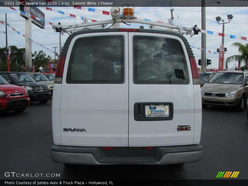Summit White / Pewter 2001 GMC Savana Van 1500 Cargo